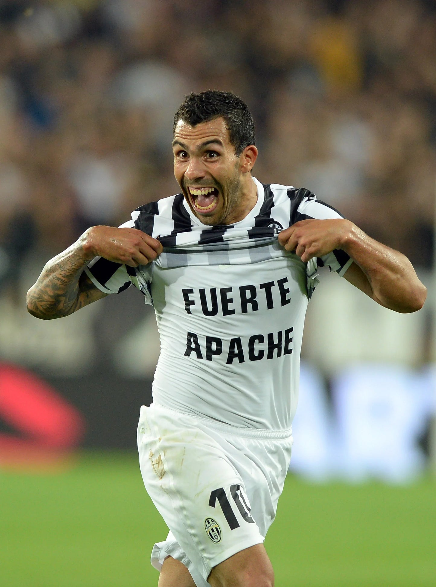 JUVENTUS CLASSIC HOME SHIRT 2014/15 + TEVEZ 10