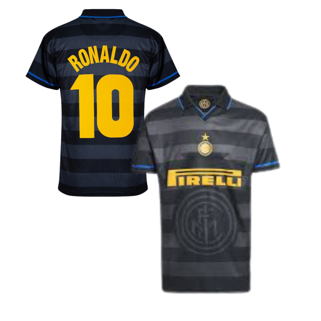 INTER HISTORIC AWAY SHIRT 1997/1998 +RONALDO 10