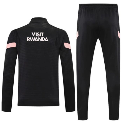 KIT TRACKSUIT TOP + TRACKSUIT BLACK PINK PSG 2021/22