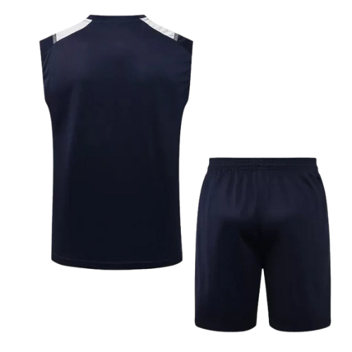 KIT SLEEVELESS SHIRT BLUE + SHORTS MANCHESTER CITY 2021/22