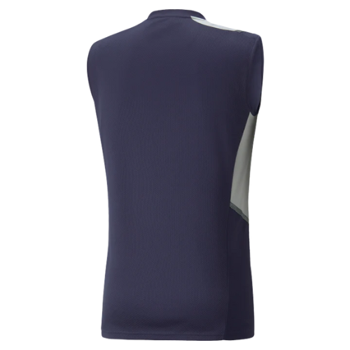Sleeveless Blue Manchester City Training Shirt 2021/22