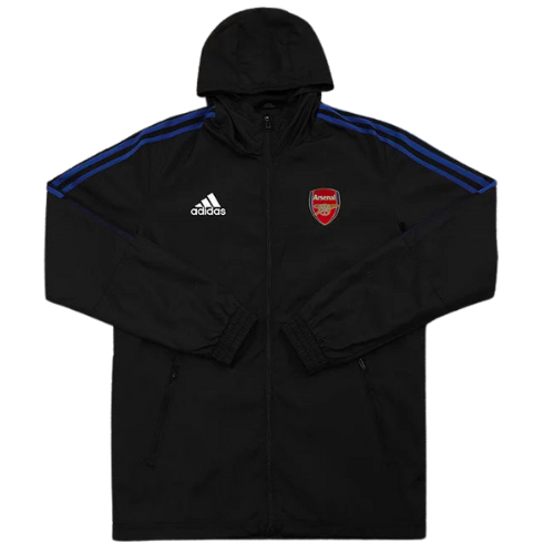 Black Arsenal Windbreaker Jacket 2022/23