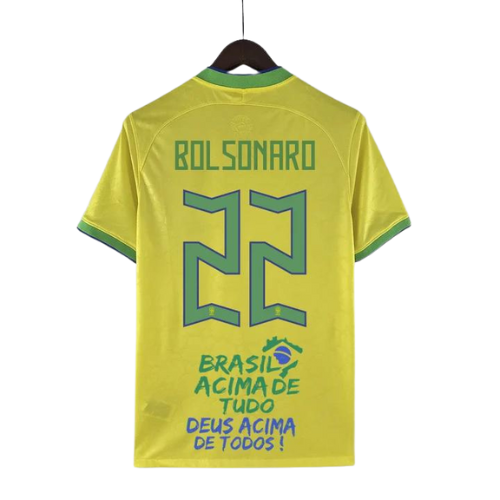 Brazil Home Special Edition Bolsonaro Shirt 2022/23