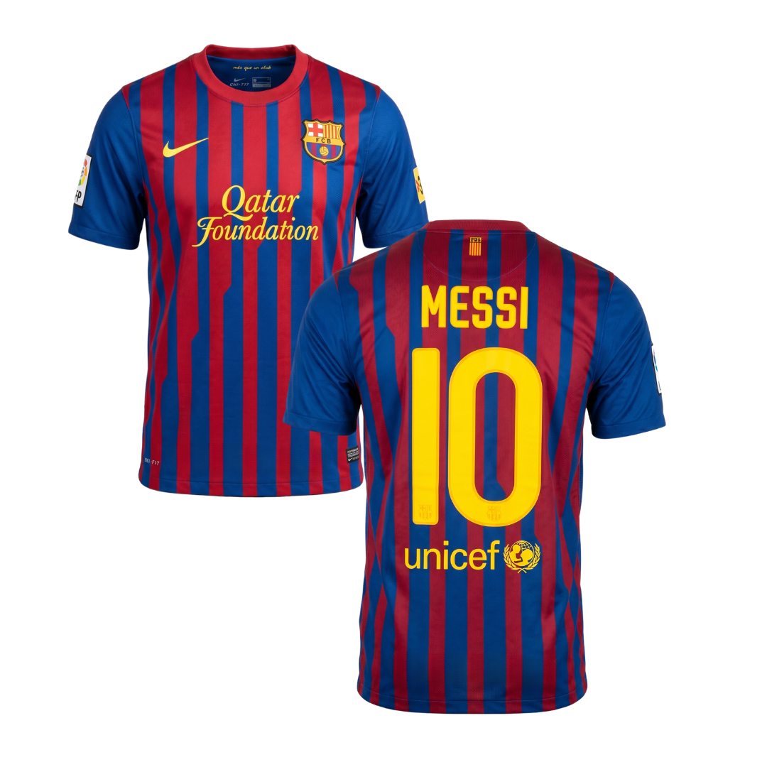 BARCELONA 2011/12 RETRO SHIRT MESSI PERSONALISATION