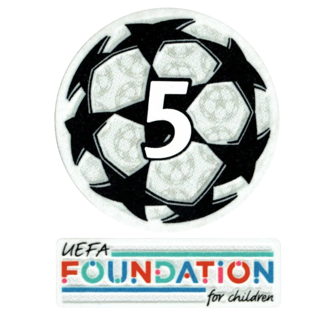 21-23 UCL Starball 5-Time Winner + UEFA Foundation Game Patch