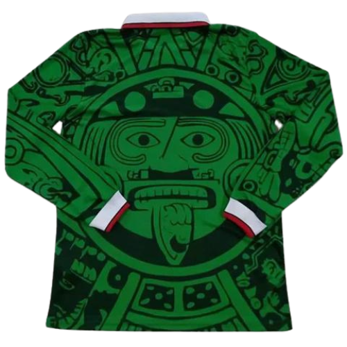 Retro Long-Sleeve Mexico Home Shirt 1998/99