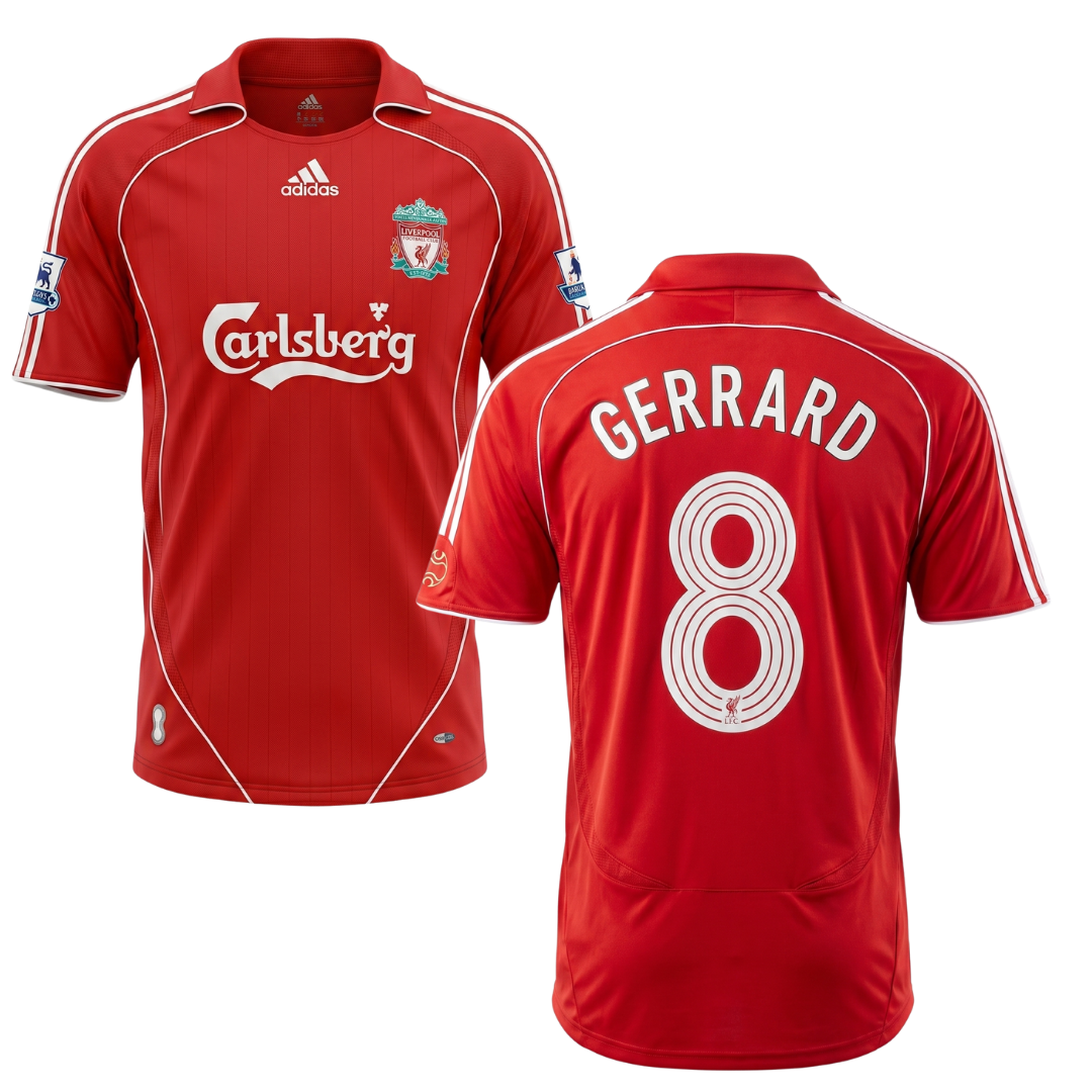 LIVERPOOL 2006/07 CLASSIC SHIRT GERRARD CUSTOMISATION