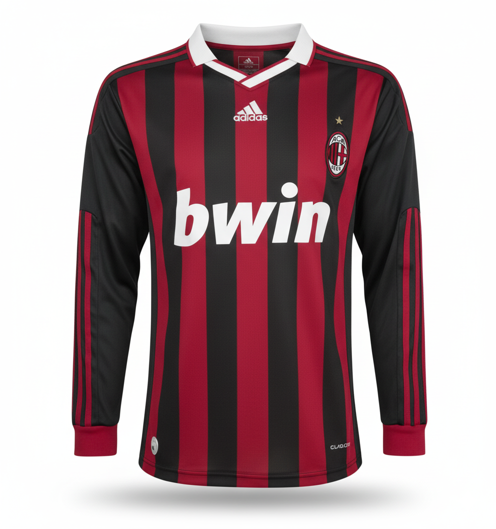 Retro Milan Home Long-Sleeve Shirt 2009/10