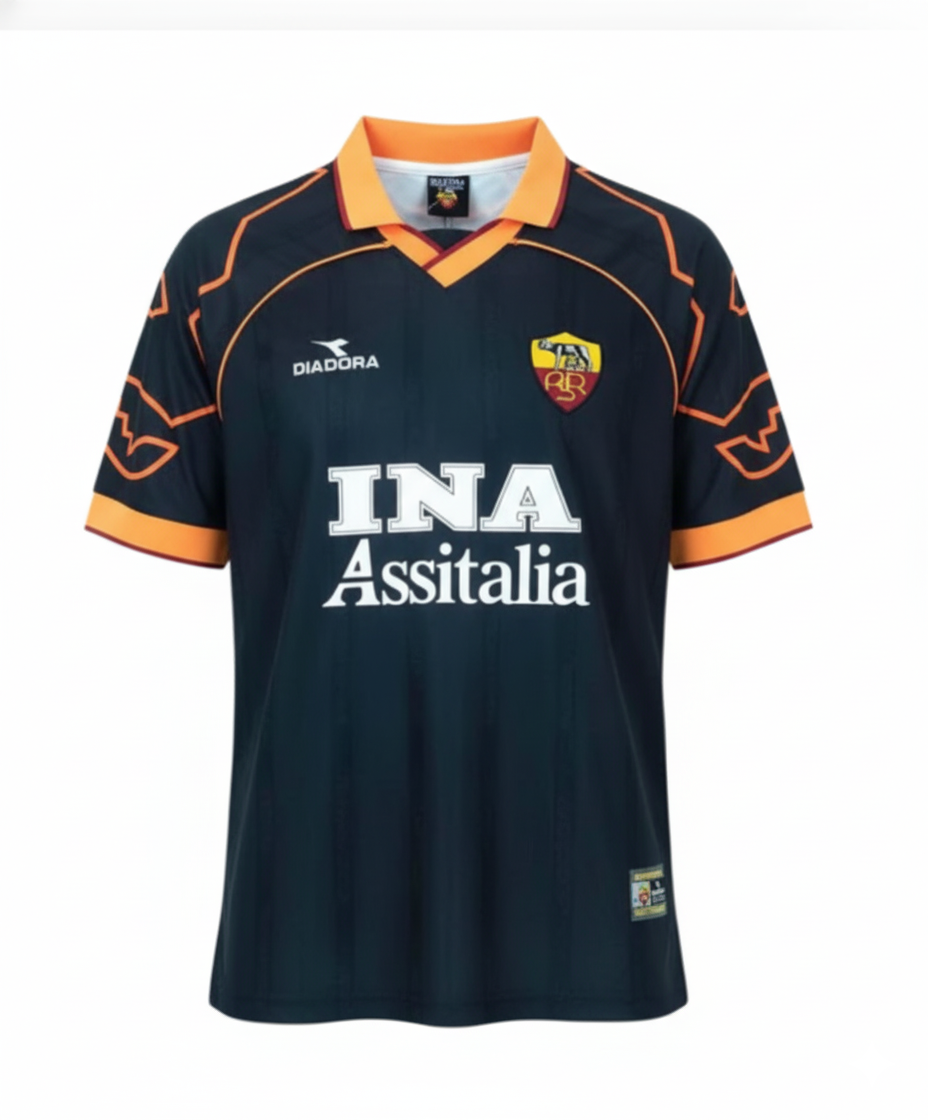 Retro Roma Away Shirt 1999/00