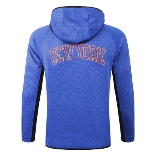 ZIP HOODIE JACKET + PURPLE NBA NEW YORK KNICKS TRACKSUIT 2021/22