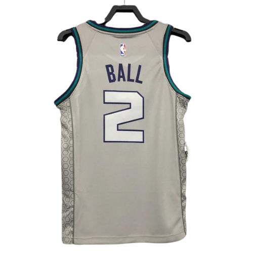 Retro Grey Charlotte Hornets 2019/20 NBA Vest