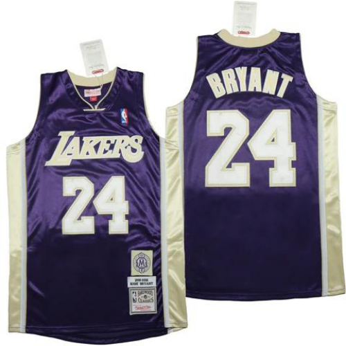 RETRO NBA VEST PURPLE K.BRYANT N.24 LOS ANGELES LAKERS MAMBA HALL OF FAME