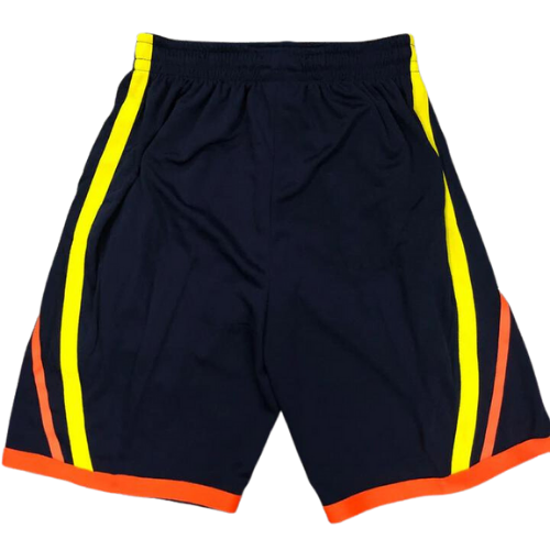 NBA BLACK-YELLOW-ORANGE WARRIORS SHORTS 2021/22