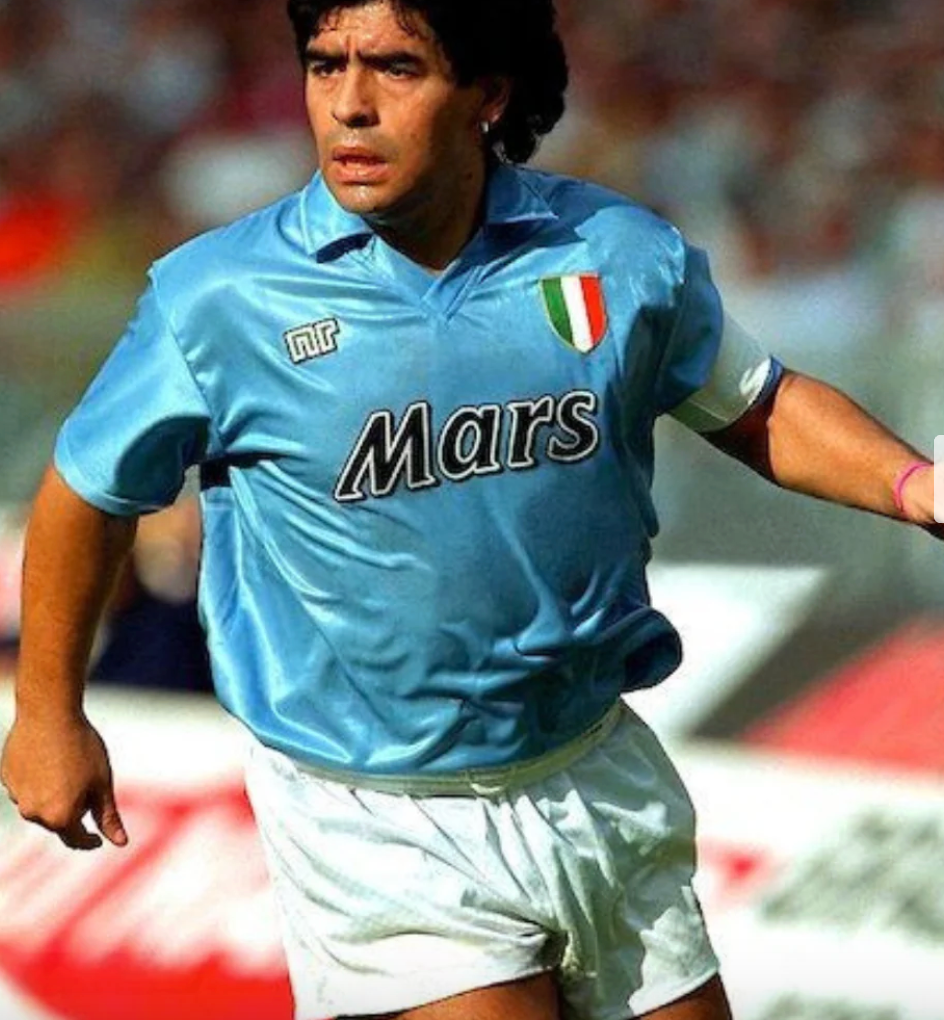 NAPOLI CLASSIC HOME SHIRT 1990-1991 + MARADONA 10