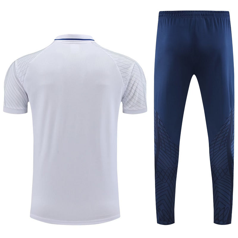 White Polo Kit + France 2022/23 Tracksuit