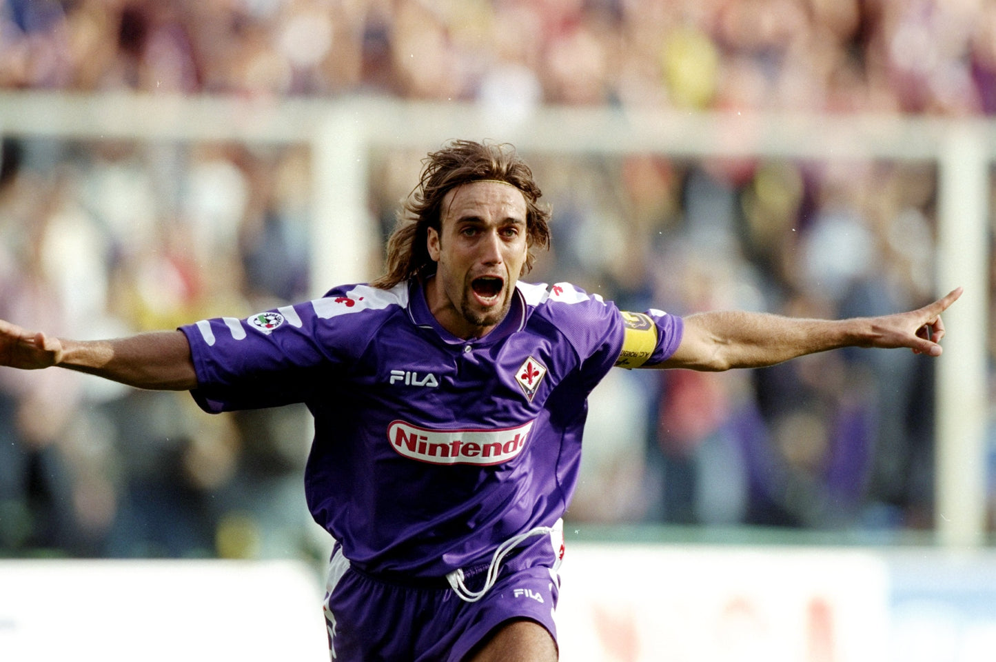 FIORENTINA CLASSIC HOME SHIRT 1998-1999 + BATISTUTA 9