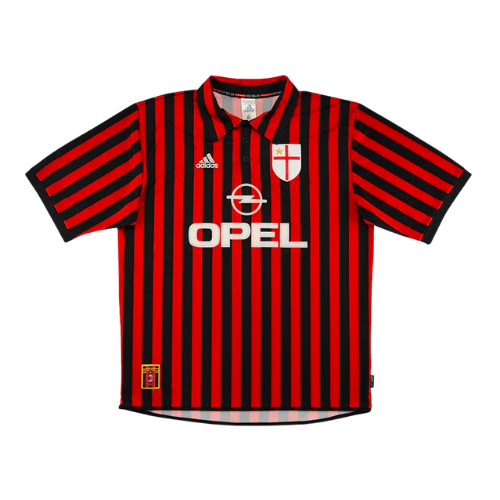 Retro Milan Home Shirt 1999/00