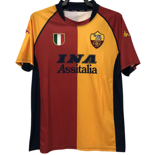 Retro Roma Home Shirt 2001/02