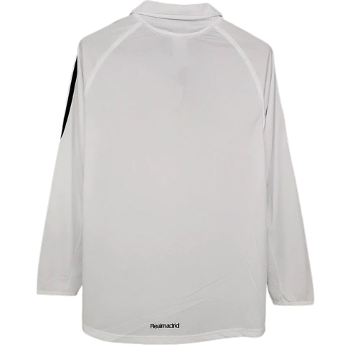 Retro Long-Sleeve Real Madrid Home Shirt 2005