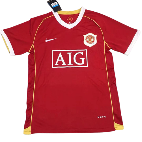 Retro Manchester United Home Shirt 2006/07