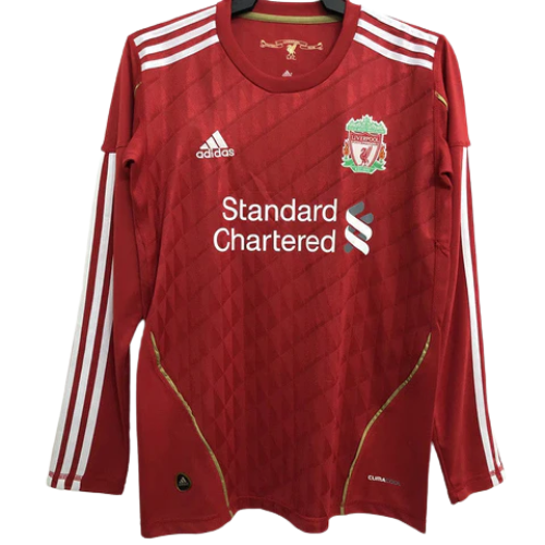 Retro Liverpool Home Long-Sleeve Shirt 2010/11