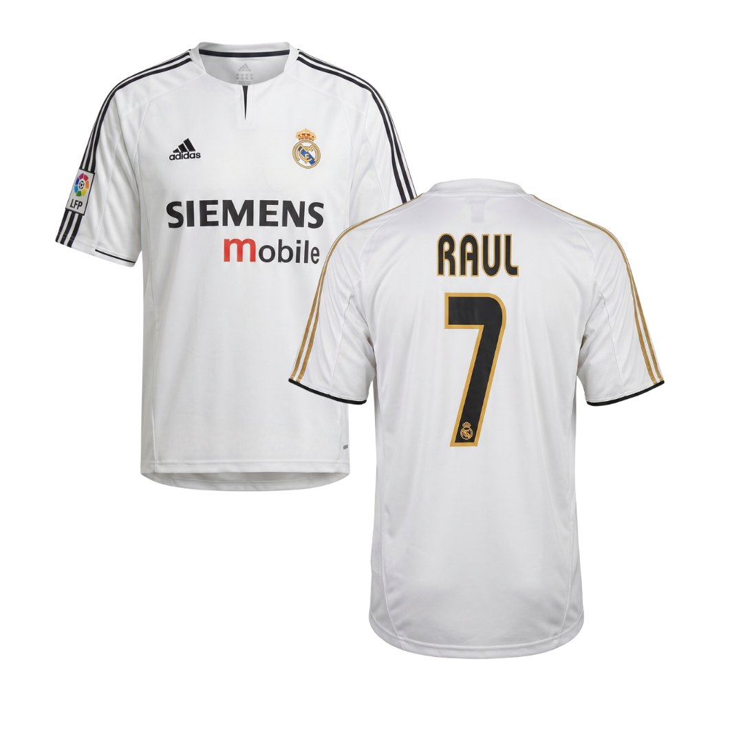 CLASSIC REAL MADRID SHIRT 2003/04 RAUL PERSONALISATION