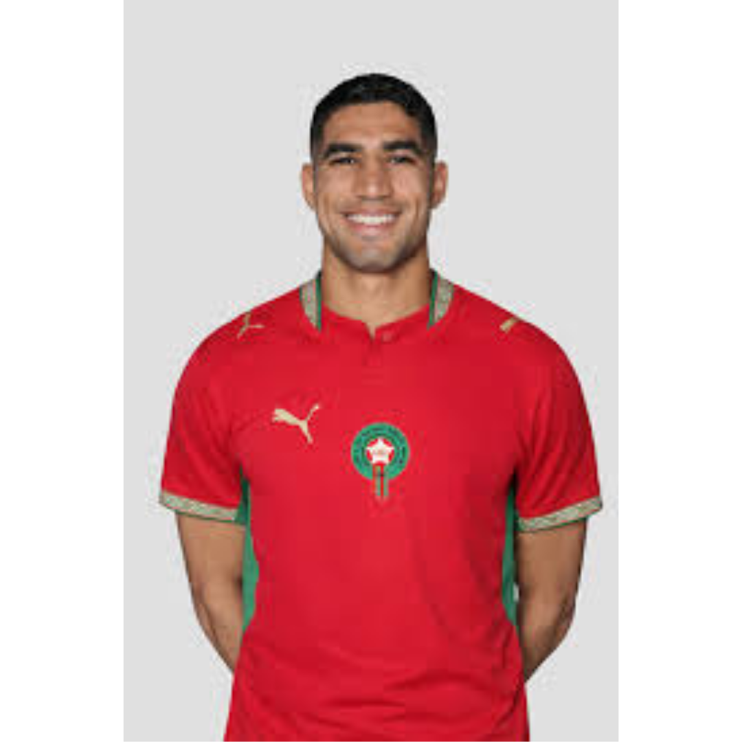 Shirt Morocco Home 2026/27 Hakimi Customisation