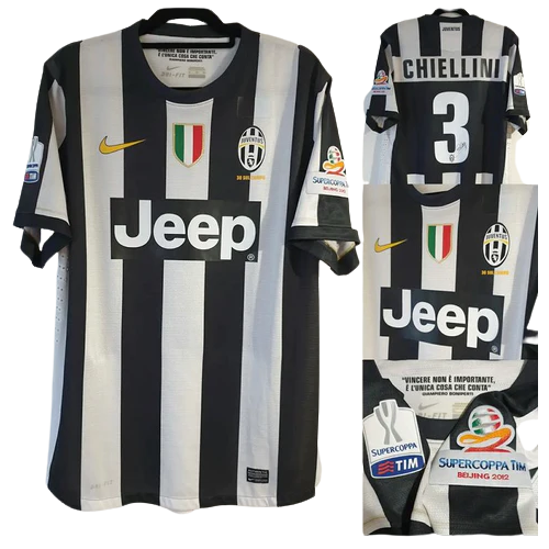 JUVENTUS HOME 2012/13 SPECIAL EDITION SUPERCOPPA RETRO SHIRT
