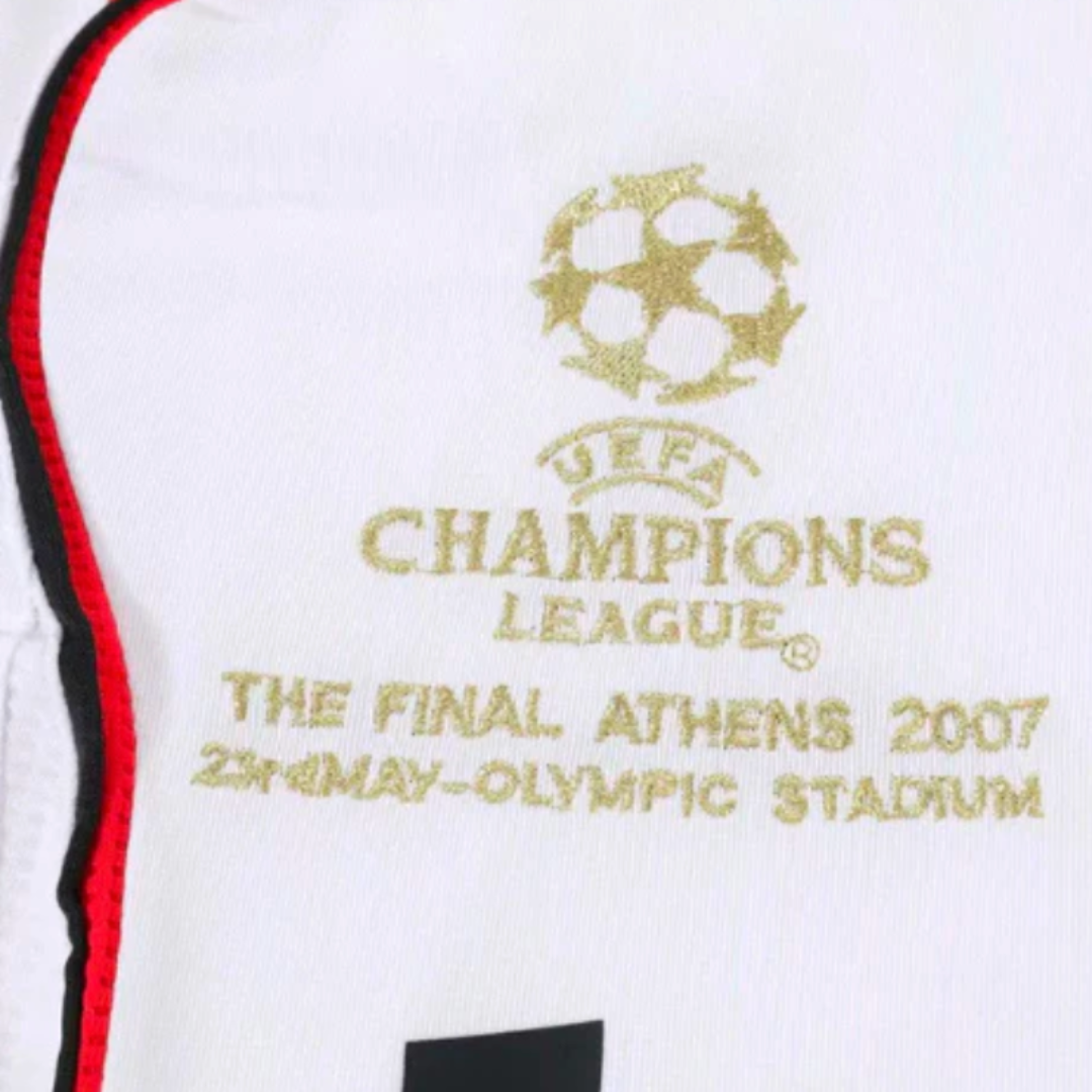HISTORIC AC MILAN AWAY SHIRT CHAMPIONS LEAGUE FINAL 2006-2007 + GATTUSO 8