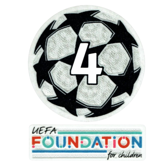 21-23 UCL Starball 4-Time Winner + UEFA Foundation Game Patch