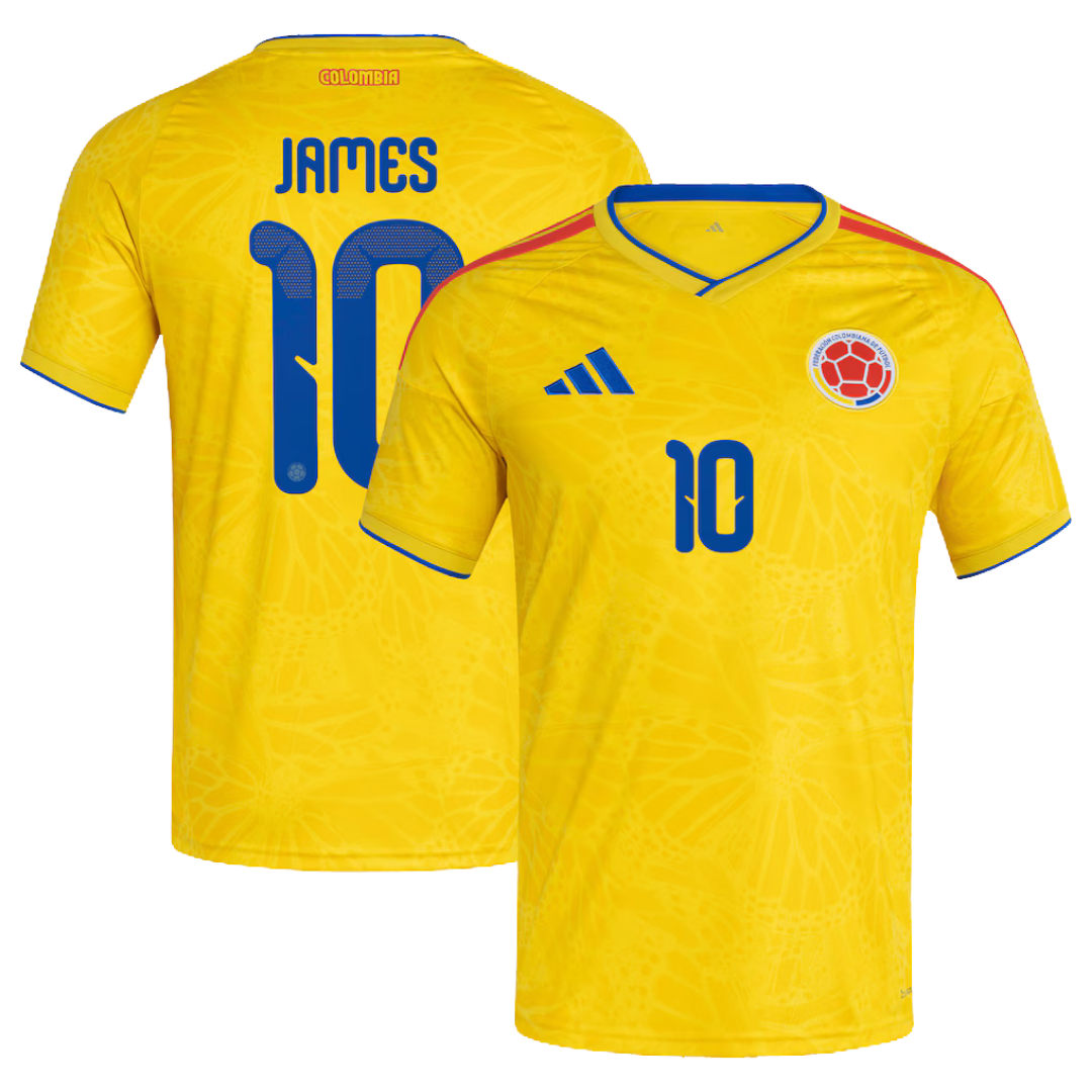 Colombia Home Shirt 2026/27 James Rodriguez Personalisation