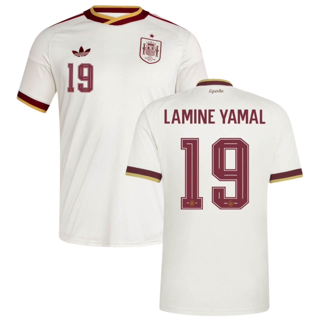 SPAIN AWAY SHIRT 2026/27 LAMINE YAMAL CUSTOMISATION