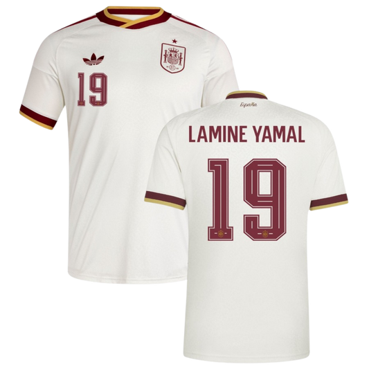 SPAIN AWAY SHIRT 2026/27 LAMINE YAMAL CUSTOMISATION