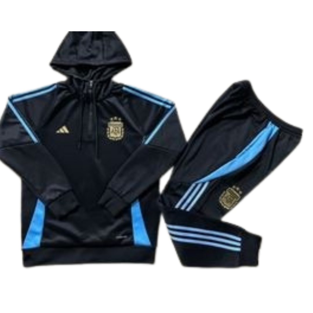 KIT BLACK JACKET + ARGENTINA 2024/25 TRACKSUIT