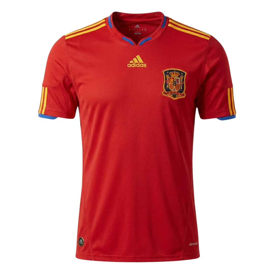 Spain Home Shirt 2010 Retro