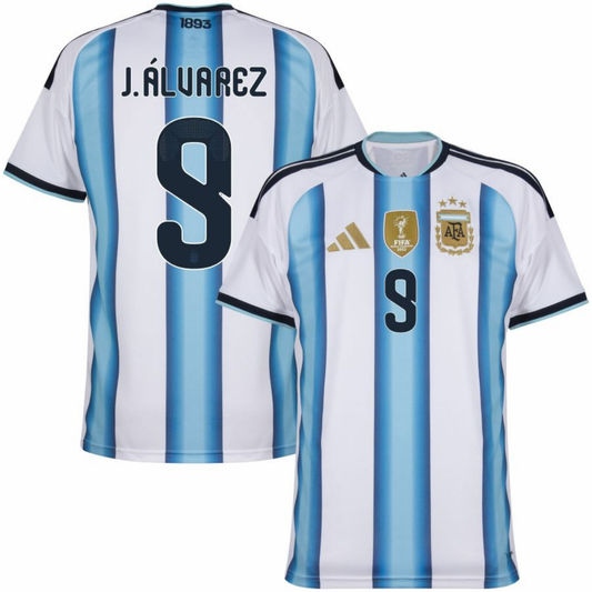 Argentina Home 2026/27 Shirt – Alvarez Customisation
