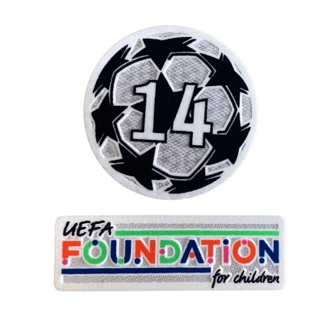 Champions League Football Patch Set Real Madrid 2022 Winner 14