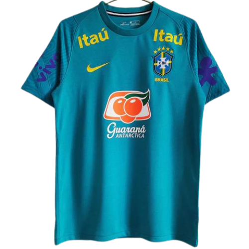Retro Blue Brazil Training Shirt 2020/21