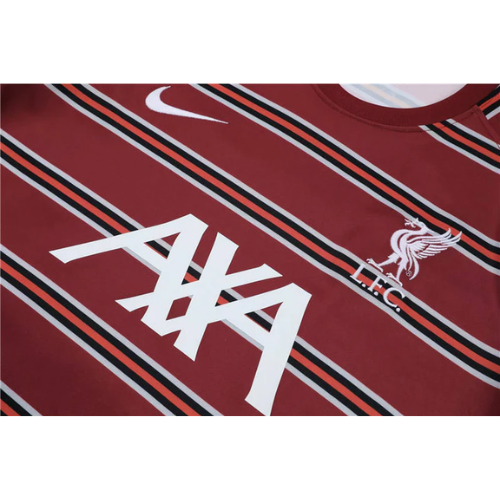 LIVERPOOL 2021/22 RED TRAINING KIT SHIRT + SHORTS