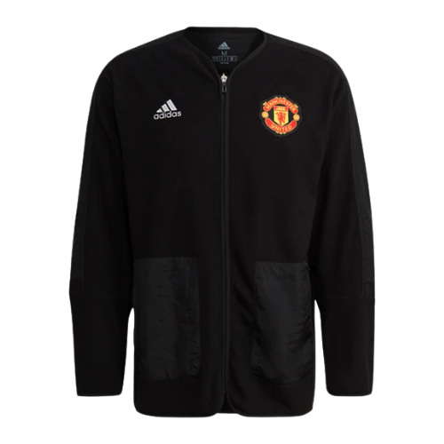 ZIP-UP JACKET TOTAL BLACK MANCHESTER UNITED 2021/22