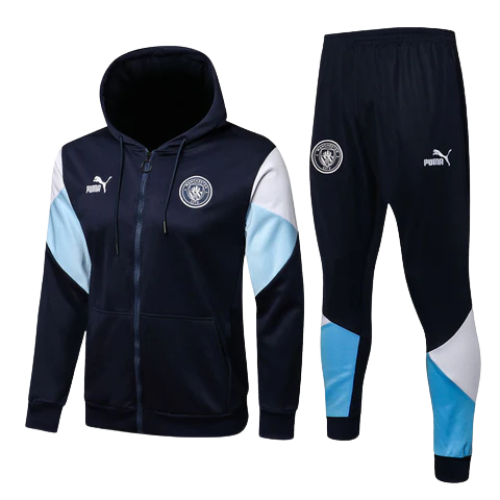 KIT HOODED JACKET + BLACK TRACKSUIT MANCHESTER CITY 2021/22