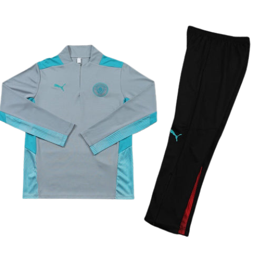 GREY SWEATSHIRT + TRACKSUIT KIT MANCHESTER CITY 2021/22