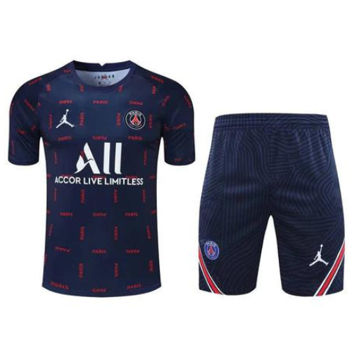 KIT SHIRT + CHEQUERED SHORTS PSG X JORDAN 2021/22