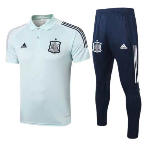 WHITE POLO KIT + SPAIN TRACKSUIT 2021/22