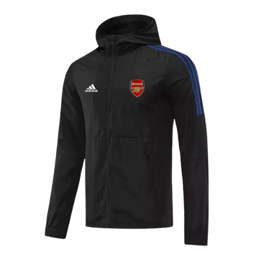 Black Arsenal Windbreaker Jacket 2022/23