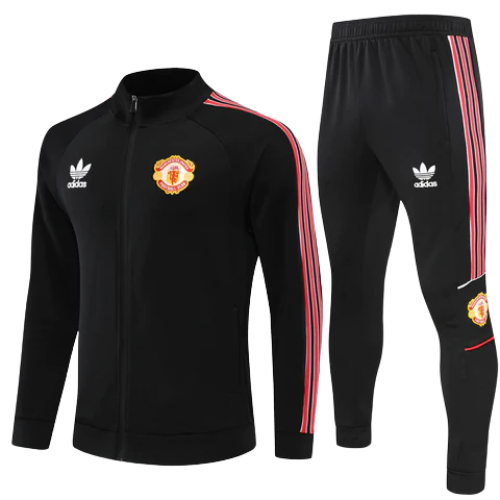 KIT BLACK JACKET + TRACKSUIT MANCHESTER UNITED 2022/23