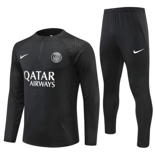 KIT TOTAL BLACK JACKET + PSG TRACKSUIT 2022/23