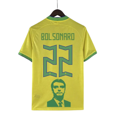 Brazil Home Special Edition Bolsonaro Shirt 2022/23
