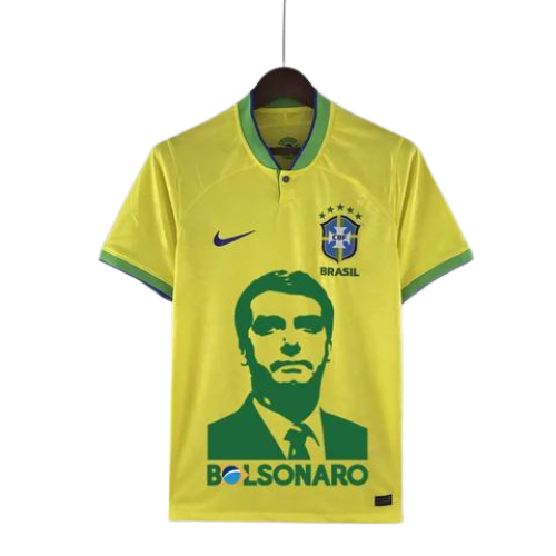 Brazil Home Special Edition Bolsonaro Shirt 2022/23