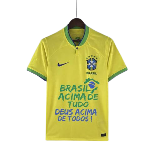 Brazil Home Special Edition Bolsonaro Shirt 2022/23